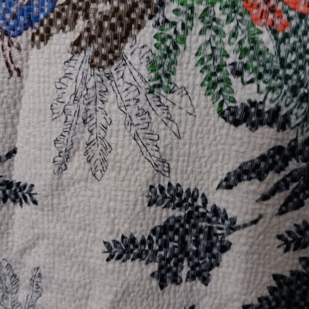 ZARA BASIC EMBROIDERY FLORAL PRINT BOMBER JACKET - Picture 11 of 15